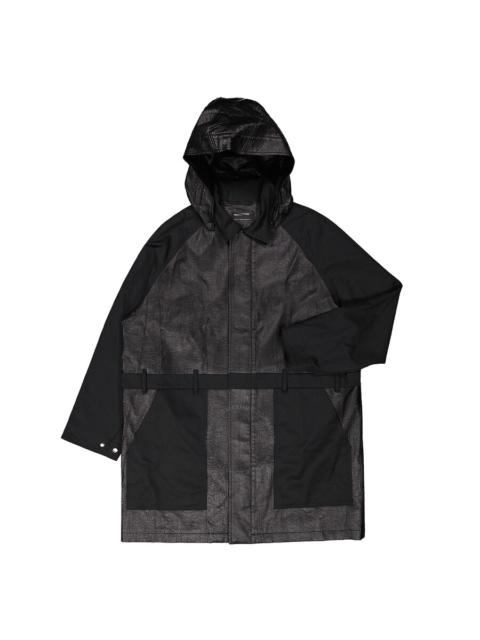 Other Designers Redemptive Men's Black Stitching Detachable Hooded Jacket