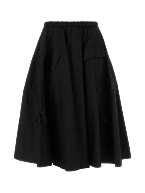 Prada Prada Women Black Re-Nylon Skirt