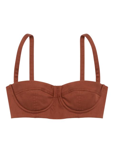 Longchamp Bra Terracotta - Gabardine