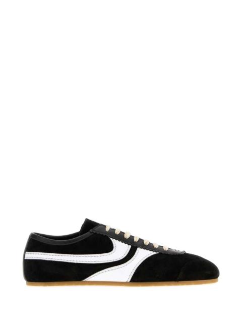 Dries Van Noten Dries Van Noten Men Two-Tone Leather And Suede Sneakers