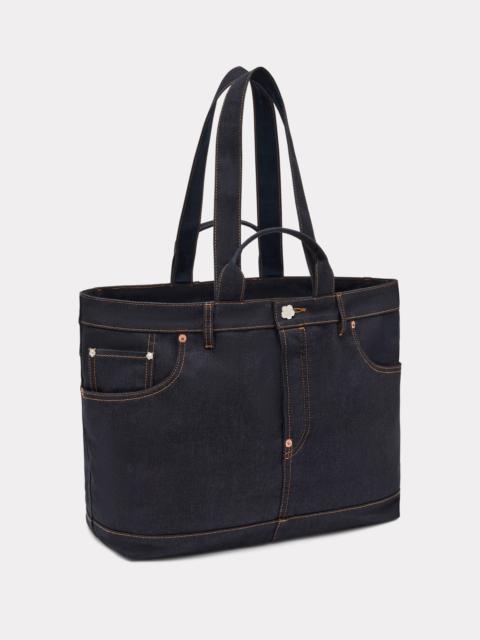 KENZO 'KENZO Five pockets' tote bag in denim-like twill