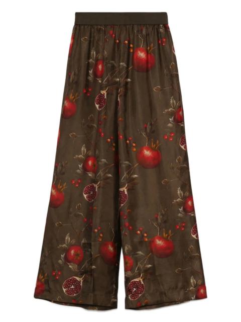 UMA WANG Pomegranate Print Pants