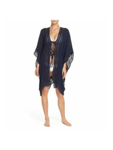 Muche Et Muchette Navy Blue Embroidered Serendipity Swim Cover Up SZ SP NWT