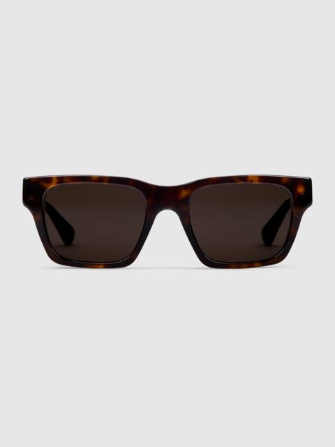 GUCCI Rectangular frame sunglasses