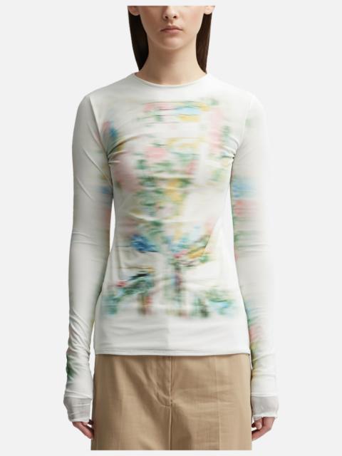 Loewe BLURRED PRINT TOP