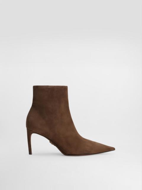Dolce & Gabbana Devotion suede ankle boots