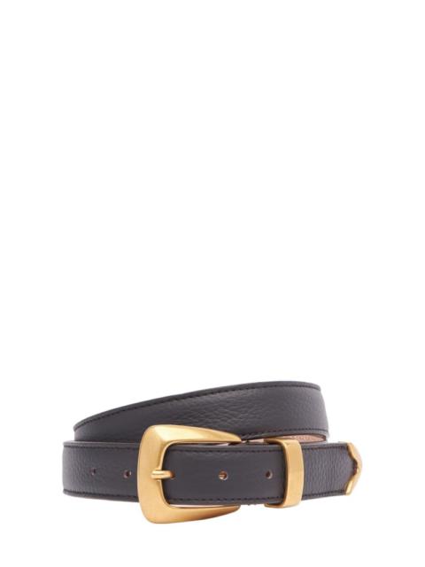 KHAITE Benny leather belt