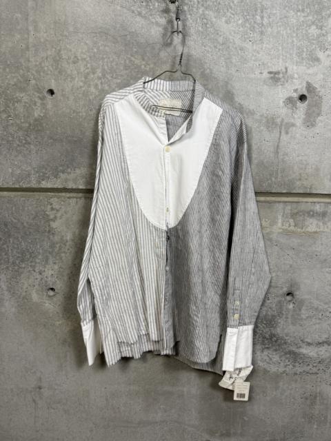 Greg Lauren $1k Greg Lauren Stripe Classic Bib Studio Shirt