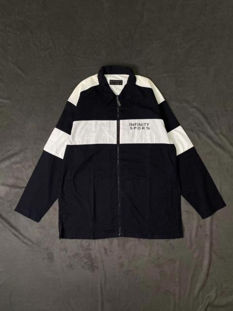 Other Designers Japanese Brand - Rare Vintage Infinity Sports Racing Patchwork Zip-up Jacket
