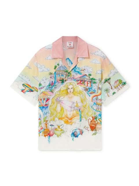 CASABLANCA The Road To Knowledge Silk Shirt | Casablanca Paris