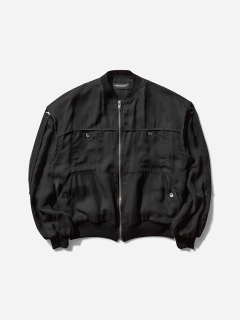 UNDERCOVER Women's Straps Bomber Jacket Black