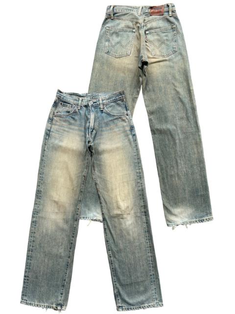 Other Designers Vtg Edwin XV445 Mudwash Baggy Distressed Denim Jeans 28x33