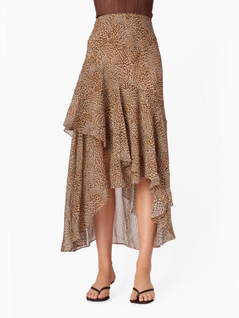 CAMI NYC YAZMEENA CHIFFON SKIRT LEO