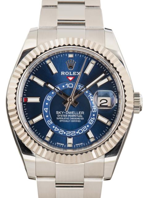 ROLEX Men's Rolex Sky-Dweller 326934 Blue Index Dial