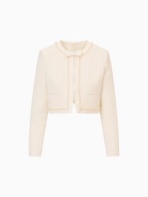 LoveShackFancy Ralphette Cropped Tweed Jacket