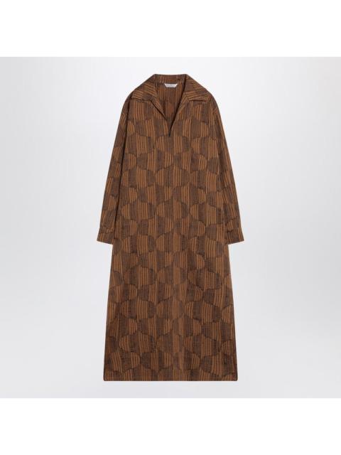 Max Mara Max Mara Olive green shirt dress in cotton