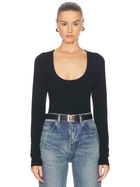 SAINT LAURENT Scoop Neck Sweater