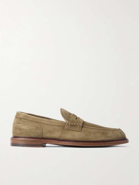 Sax Suede Penny Loafers