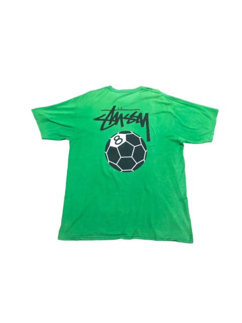 Vintage Y2K Stussy 8 Ball T-shirt Sunfaded