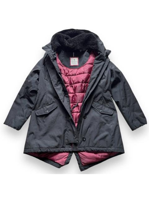 Other Designers Tommy Hilfiger Puffer Hoodie Long Jacket