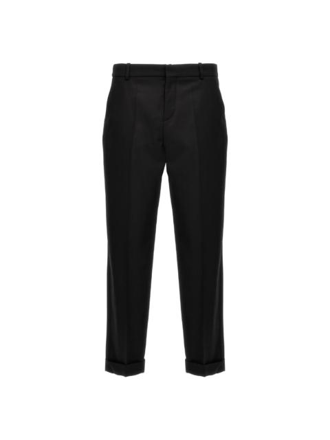 Balmain Balmain Straight Leg Tailored Wool Trousers