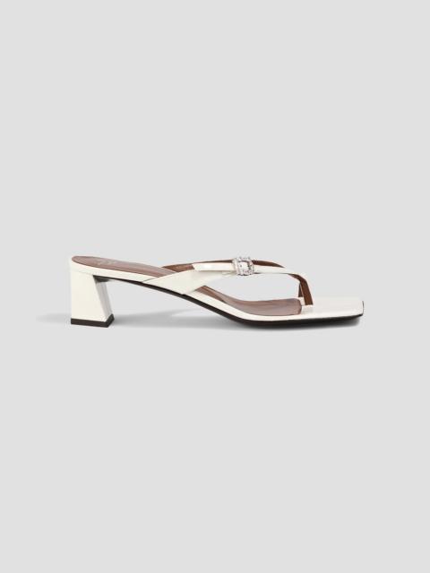 Giuseppe Zanotti Amandhine 45 patent-leather mules