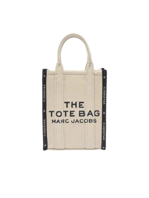 Marc Jacobs Marc Jacobs The Jacquard Mini Phone Tote Bag In Beige