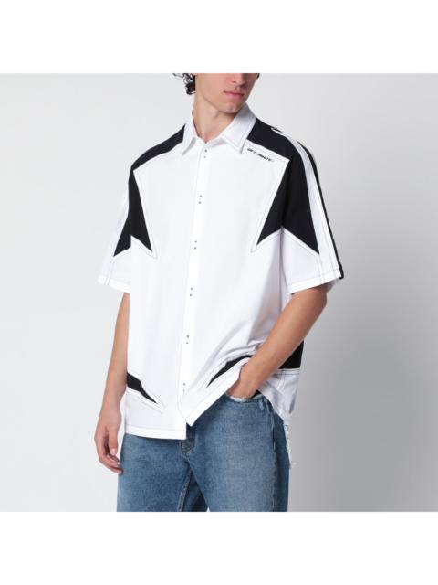 Off-White Off-White Off-White White/Black Race Logo Star Bowling Shirt Men