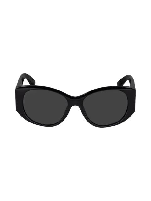 BALENCIAGA Women's Nano Round Sunglasses in Black