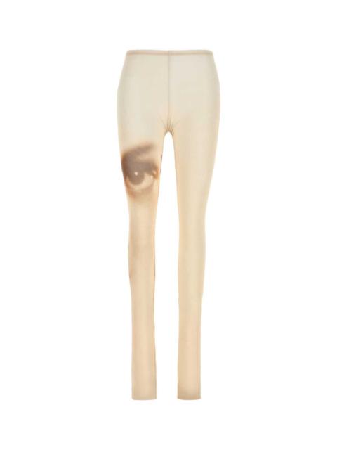 Jean Paul Gaultier Jean Paul Gaultier Women Mesh Flare Pant Printed Face