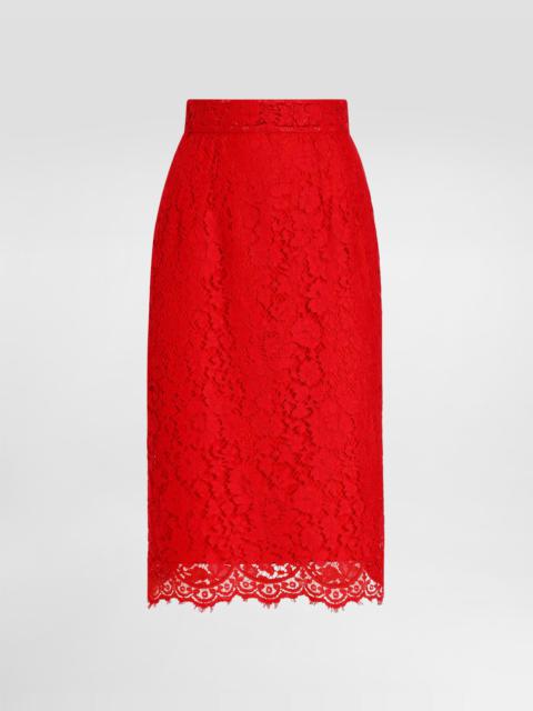 Dolce & Gabbana Cordonetto lace midi pencil skirt