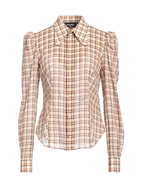 DSQUARED2 Beige Women's Checked Shirt
