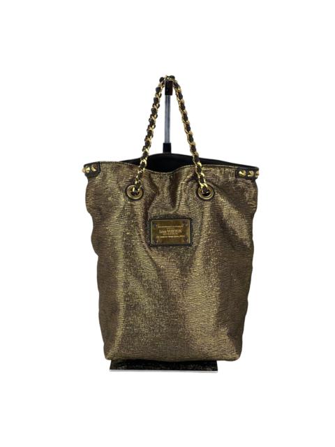 Louis Vuitton Louis Vuitton Metallic Jacquard double Jeu Soft Gold Tote