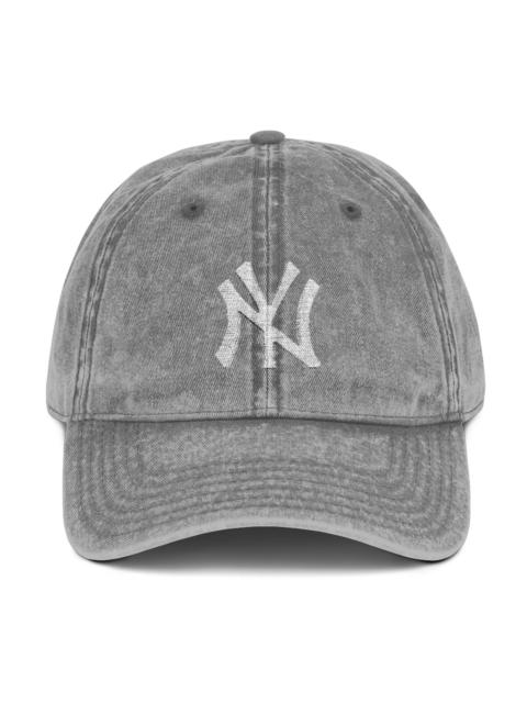 Other Designers Vintage Style New York Yankees Wool Baseball MBL Cap Hat - Grey VIntage