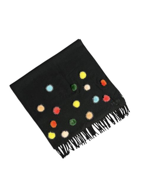 FENDI Authentic Fendi Mink Pom Pom / Scarves / Muffler