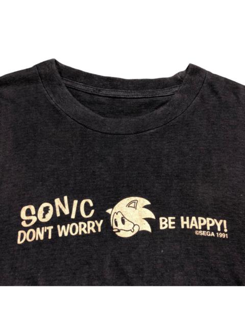 Other Designers Vintage - Vtg 1991 Sega Sonic The Hedgehog Longsleeve Tshirt