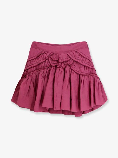 Marant Etoile Women Ceola Cotton Blend Miniskirt