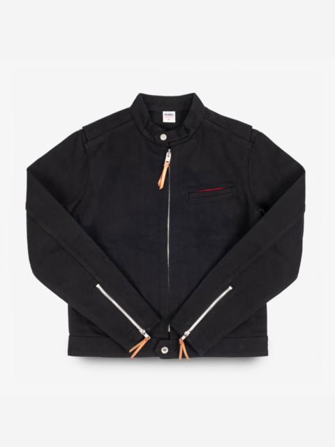 Iron Heart 21OZ DENIM RIDER'S JACKET - SUPERBLACK NON-FADE