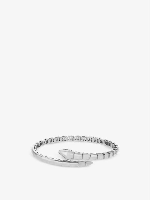 BVLGARI Serpenti Viper 18ct white-gold bangle bracelet