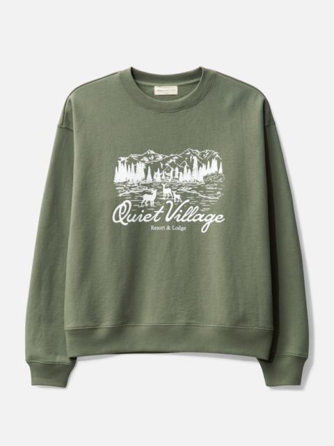 Museum of Peace & Quiet QUIET VILLAGE CREWNECK SWEATSHIRT