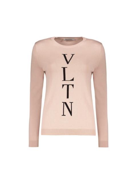 Valentino Valentino Womens Light Pink Cotton Sweater