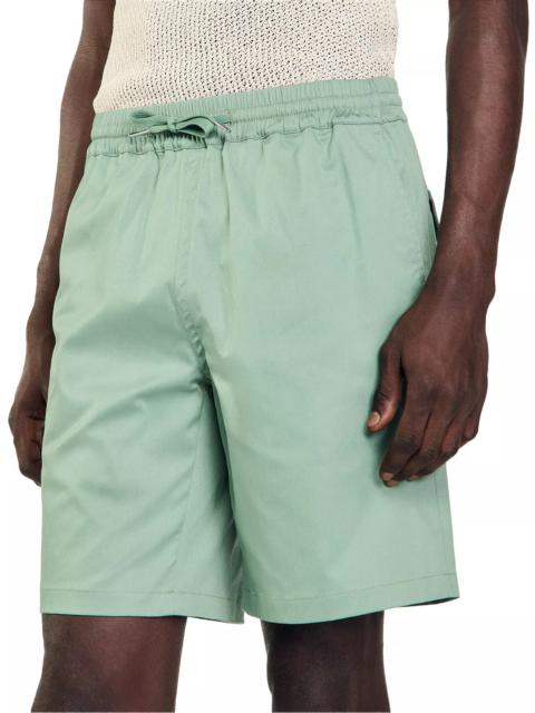 Sandro New Gamma Cotton Blend Shorts