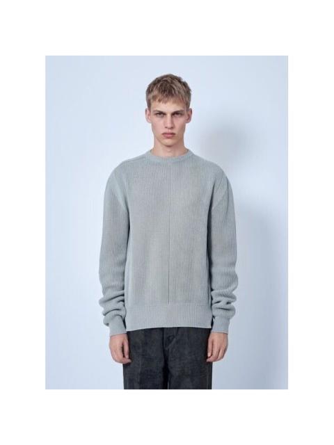 Rick Owens RICK OWENS Fisherman Round Neck Sweater Grey New & Authentic