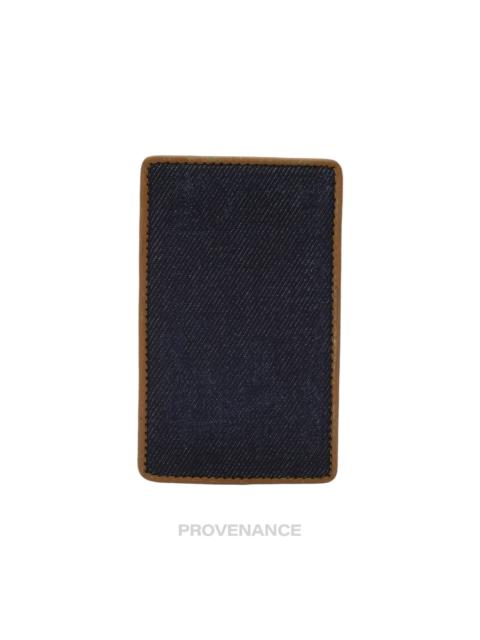 Dior Dior Denim Card Holder Wallet - Tan