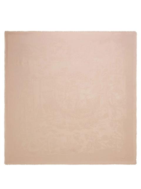 FERRAGAMO Ferragamo Women Sl Pergamen Silk Jacquard Shawl