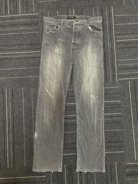 Vintage Burberry black label distressed denim jeans