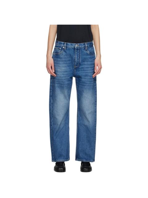Studio Nicholson Blue Denjo Jeans