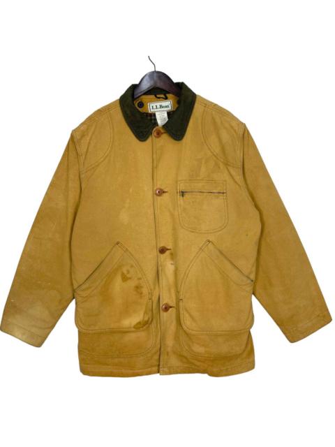 Vintage - LL.Beans Jacket Brow 3 Pocket Button Up Hunting Jacket