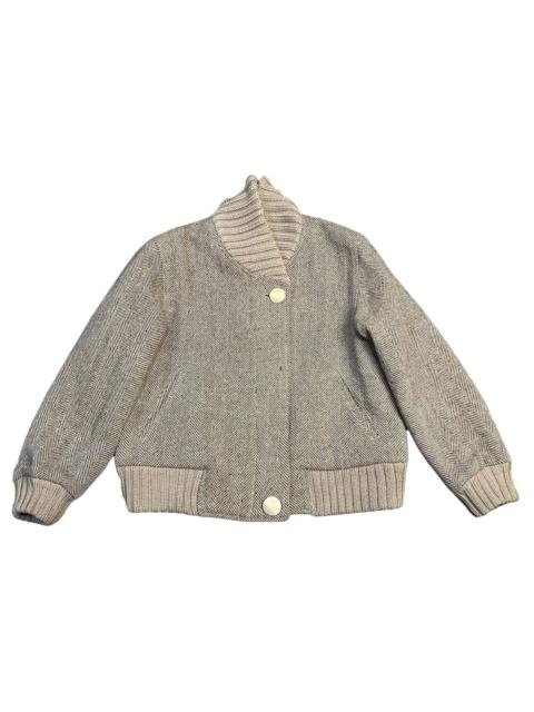 Other Designers Aquascutum Wool Bomber Jacket