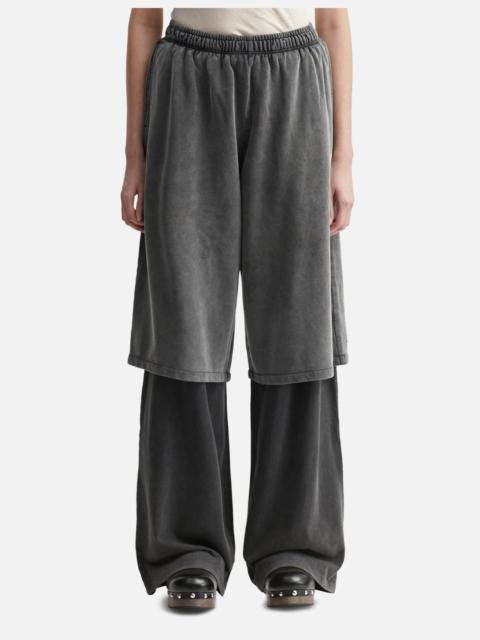 Acne Studios LAYERED TROUSERS